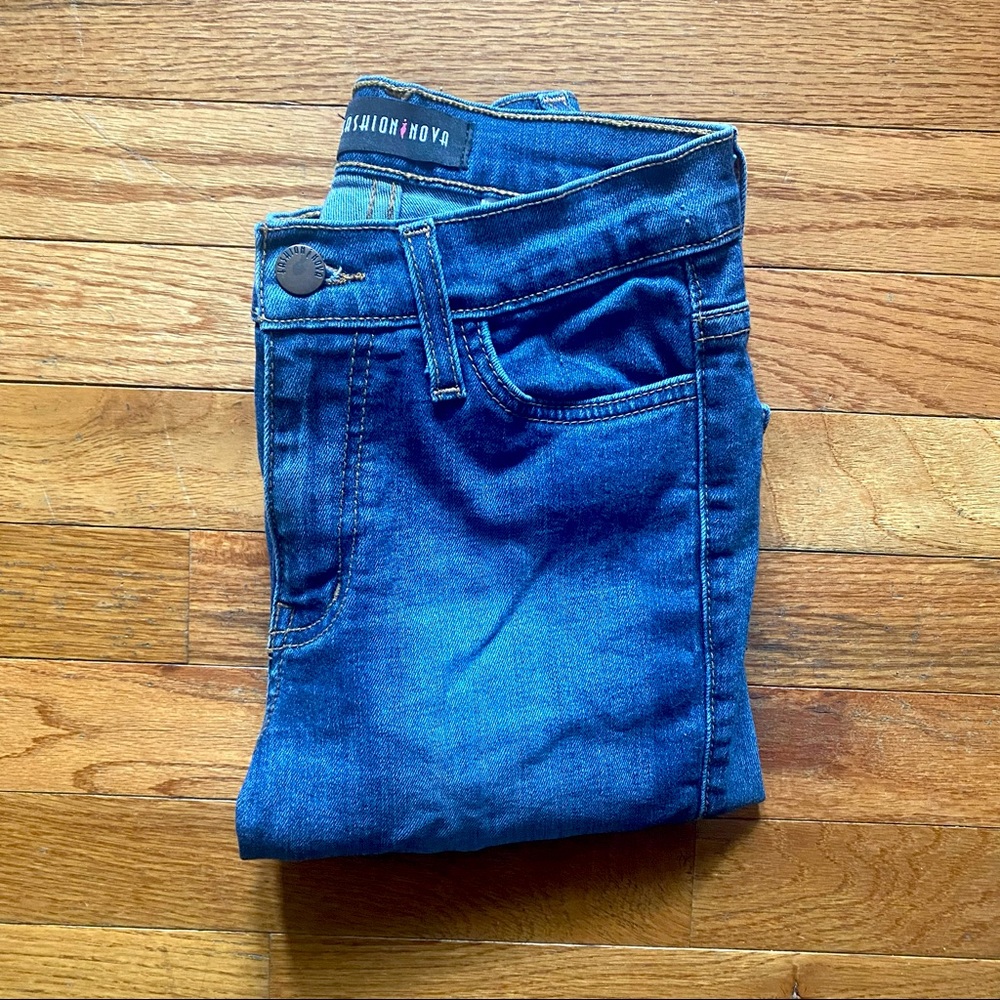 Fashion Nova Skinny Ripped Jeans